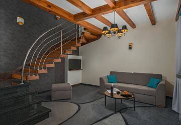 Фото номера Двухуровневые апартаменты Отель Hotel &amp; Restauracja Gniecki г. Хрубешув 5